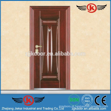 Porta de varredura de segurança JK-S9215 / porta em ferro forjado exterior / porta de aço suave